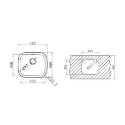 Pyramis Einbauspüle KIBA SQUARE Edelstahl Glatt FB -Machen Sie es mit der Küchenspüle. pyramis einbauspuele kiba square edelstahl glatt fb3