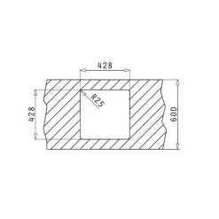 Pyramis Einbauspüle LUME (40X40) 1B Edelstahl -Machen Sie es mit der Küchenspüle. pyramis einbauspuele lume 40x40 1b edelstahl3