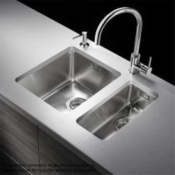 Pyramis Einbauspüle LYDIA (17X40) 1B Edelstahl UB -Machen Sie es mit der Küchenspüle. pyramis einbauspuele lydia 17x40 1b edelstahl ub2