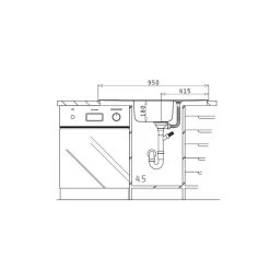 Pyramis Einbauspüle MEDUSA CORNER 1B 2D -Machen Sie es mit der Küchenspüle. pyramis einbauspuele medusa corner 1b 2d4