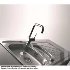 Pyramis Einbauspüle SPARTA (100X50) 1 1/2B 1 D -Machen Sie es mit der Küchenspüle. pyramis einbauspuele sparta 100x50 1 1 2b 1 d3