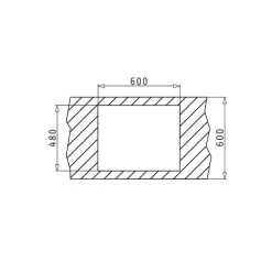 Pyramis Einbauspüle SPARTA (62X50) 1B 1D -Machen Sie es mit der Küchenspüle. pyramis einbauspuele sparta 62x50 1b 1d3