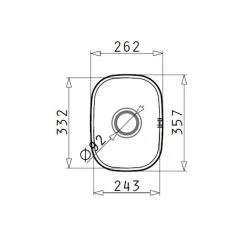 Pyramis Unterbaubecken IRIS (24X33) UB -Machen Sie es mit der Küchenspüle. pyramis unterbaubecken iris 24x33 ub3