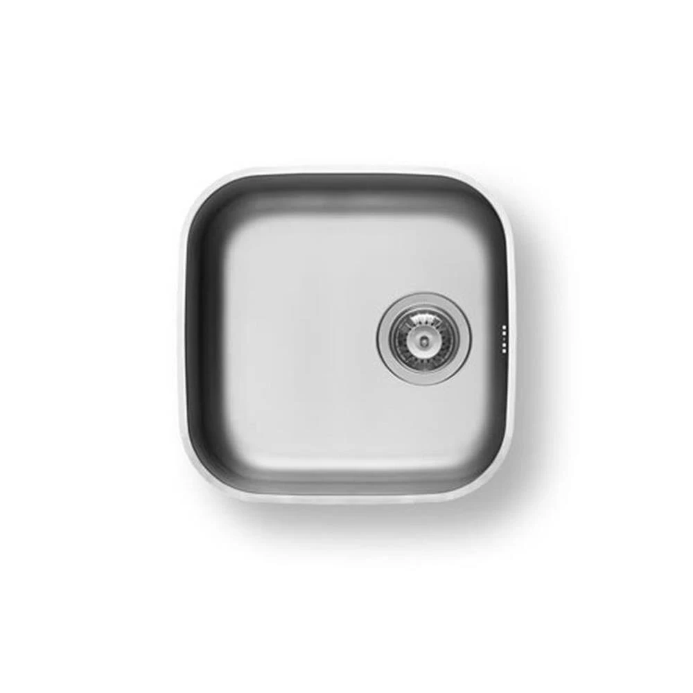 Pyramis Unterbaubecken Iris (40x40) 1 B Edelstahl Poliert 3 Pyramis Unterbaubecken Iris (40x40) 1 B Edelstahl Poliert