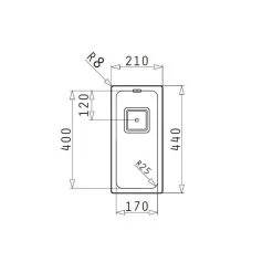 Pyramis Unterbaubecken LUME (17X40) UB Edelstahl -Machen Sie es mit der Küchenspüle. pyramis unterbaubecken lume 17x40 ub edelstahl3