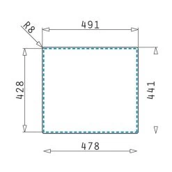 Pyramis Unterbaubecken LUME (45X40) UB Edelstahl -Machen Sie es mit der Küchenspüle. pyramis unterbaubecken lume 45x40 ub edelstahl4