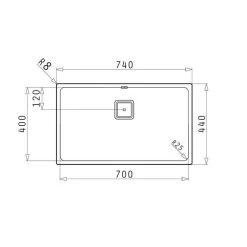 Pyramis Unterbaubecken LUME (70X40) UB Edelstahl 9 Pyramis Unterbaubecken LUME (70X40) UB Edelstahl -Machen Sie es mit der Küchenspüle. pyramis unterbaubecken lume 70x40 ub edelstahl3