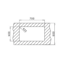 Pyramis Unterbaubecken LUME (70X40) UB Edelstahl 10 Pyramis Unterbaubecken LUME (70X40) UB Edelstahl -Machen Sie es mit der Küchenspüle. pyramis unterbaubecken lume 70x40 ub edelstahl4