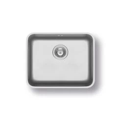 Pyramis Unterbaubecken Relia (50x40) 1 B Edelstahl Poliert