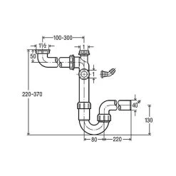 Raumspar-Siphon / Geruchverschluss 1 1/2" X 40 Mm, 1 Geräteanschluss 7 Raumspar-Siphon / Geruchverschluss 1 1/2" X 40 Mm, 1 Geräteanschluss -Machen Sie es mit der Küchenspüle. raumspar siphon geruchverschluss 1 1 2 x 40 mm 1 geraeteanschluss3