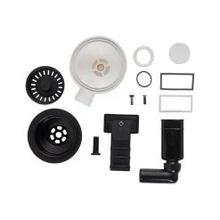 Reginox Ablaufgarnitur 3,5" Jet Black, Für Spüle Ohio Und New York -Machen Sie es mit der Küchenspüle. reginox ablaufgarnitur 35 jet black fuer spuele ohio und new york3