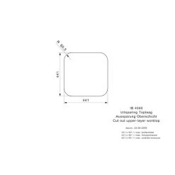 Reginox Clean & Care Einbaubecken IB 4040-CC Edelstahl (316) Ohne Überlauf -Machen Sie es mit der Küchenspüle. reginox clean care einbaubecken ib 4040 cc edelstahl 316 ohne ueberlauf4