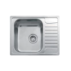 Reginox Clean & Care Einbauspüle Admiral 40 (L) KG-CC Edelstahl (304) Ohne Überlauf