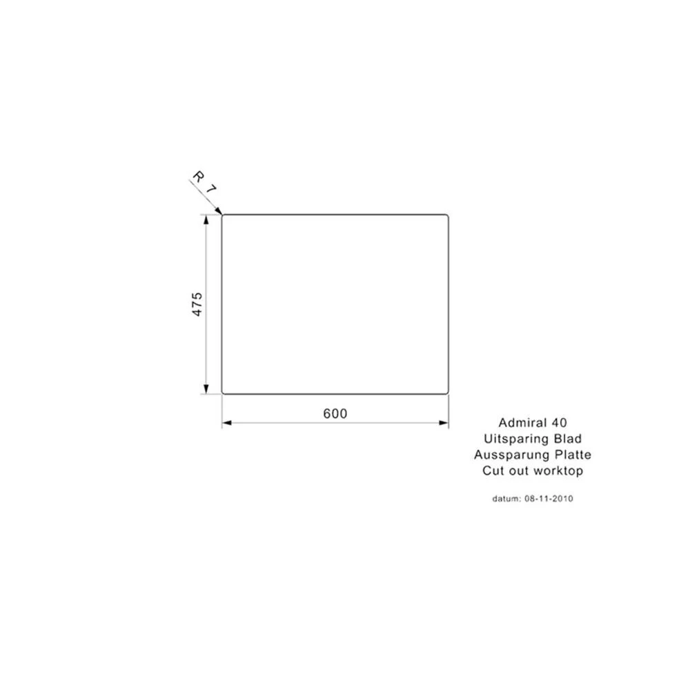 Reginox Clean & Care Einbauspüle Admiral 40 (L) KG-CC Edelstahl (304) Ohne Überlauf 7 Reginox Clean & Care Einbauspüle Admiral 40 (L) KG-CC Edelstahl (304) Ohne Überlauf – Bild 5