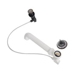 Reginox Druckknopfexzenter Set M1784 Gun Metal Nur Geeignet Für Regi-Color Spülen