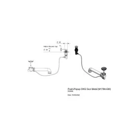 Reginox Druckknopfexzenter Set M1784 Gun Metal Nur Geeignet Für Regi-Color Spülen -Machen Sie es mit der Küchenspüle. reginox druckknopfexzenter set m1784 gun metal nur geeignet fuer regi color spuelen3