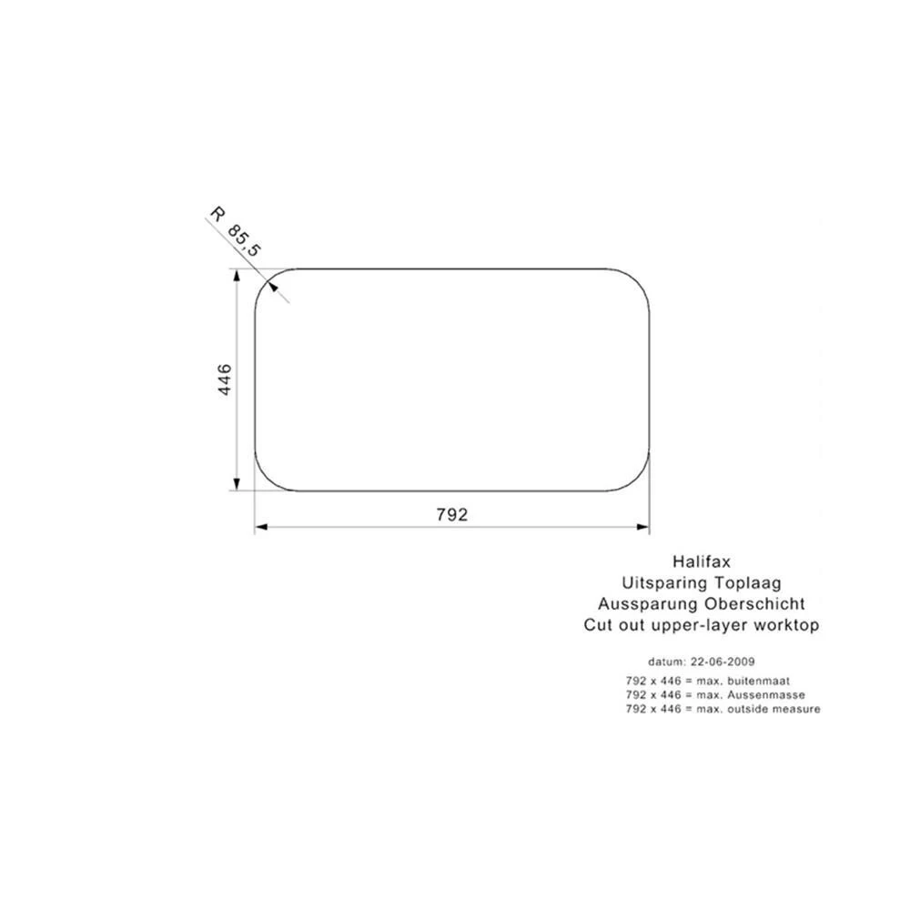 Reginox Einbaubecken Halifax Edelstahl Poliert 5 Reginox Einbaubecken Halifax Edelstahl Poliert – Bild 3