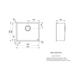 Reginox Einbaubecken Miami 50x40 -Machen Sie es mit der Küchenspüle. reginox einbaubecken miami 50x404 1