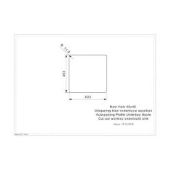Reginox Einbaubecken New York 40x40 OKG -Machen Sie es mit der Küchenspüle. reginox einbaubecken new york 40x40 okg3