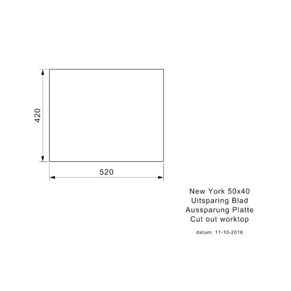 Reginox Einbaubecken New York 50X40 Edelstahl 6 Reginox Einbaubecken New York 50X40 Edelstahl – Bild 4
