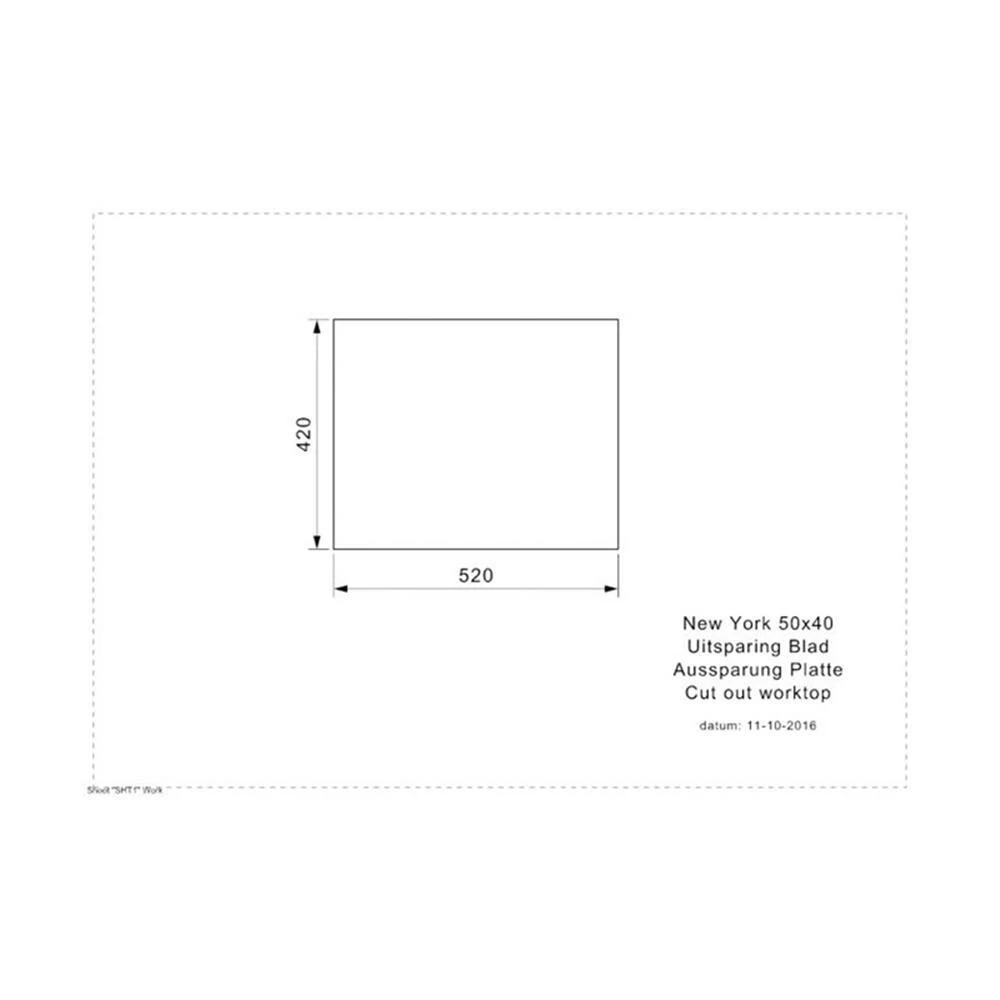 Reginox Einbaubecken New York 50x40 KG-CC 6 Reginox Einbaubecken New York 50x40 KG-CC – Bild 4