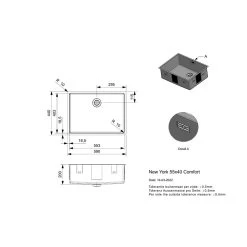 Reginox Einbaubecken New York 55x40 Edelstahl Seidenglanz 11 Reginox Einbaubecken New York 55x40 Edelstahl Seidenglanz -Machen Sie es mit der Küchenspüle. reginox einbaubecken new york 55x40 edelstahl seidenglanz3