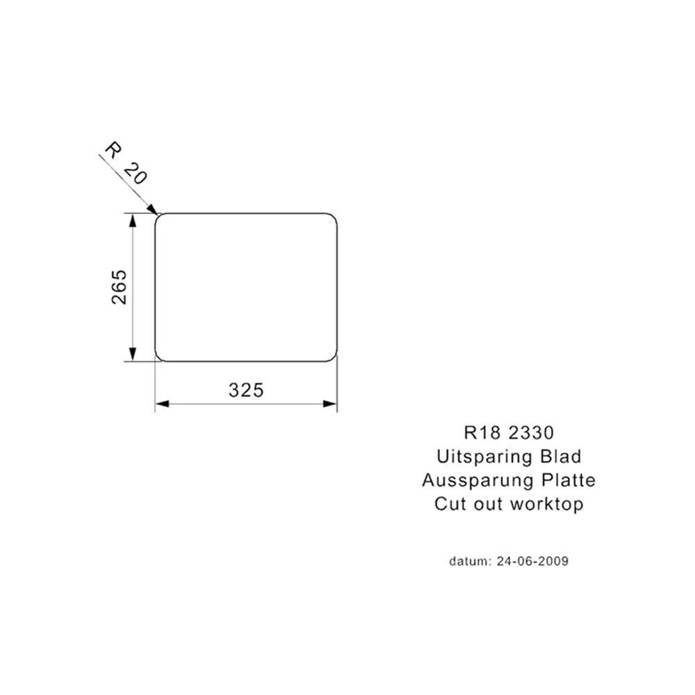 Reginox Einbaubecken R18 2330 OSK Edelstahl 5 Reginox Einbaubecken R18 2330 OSK Edelstahl – Bild 3