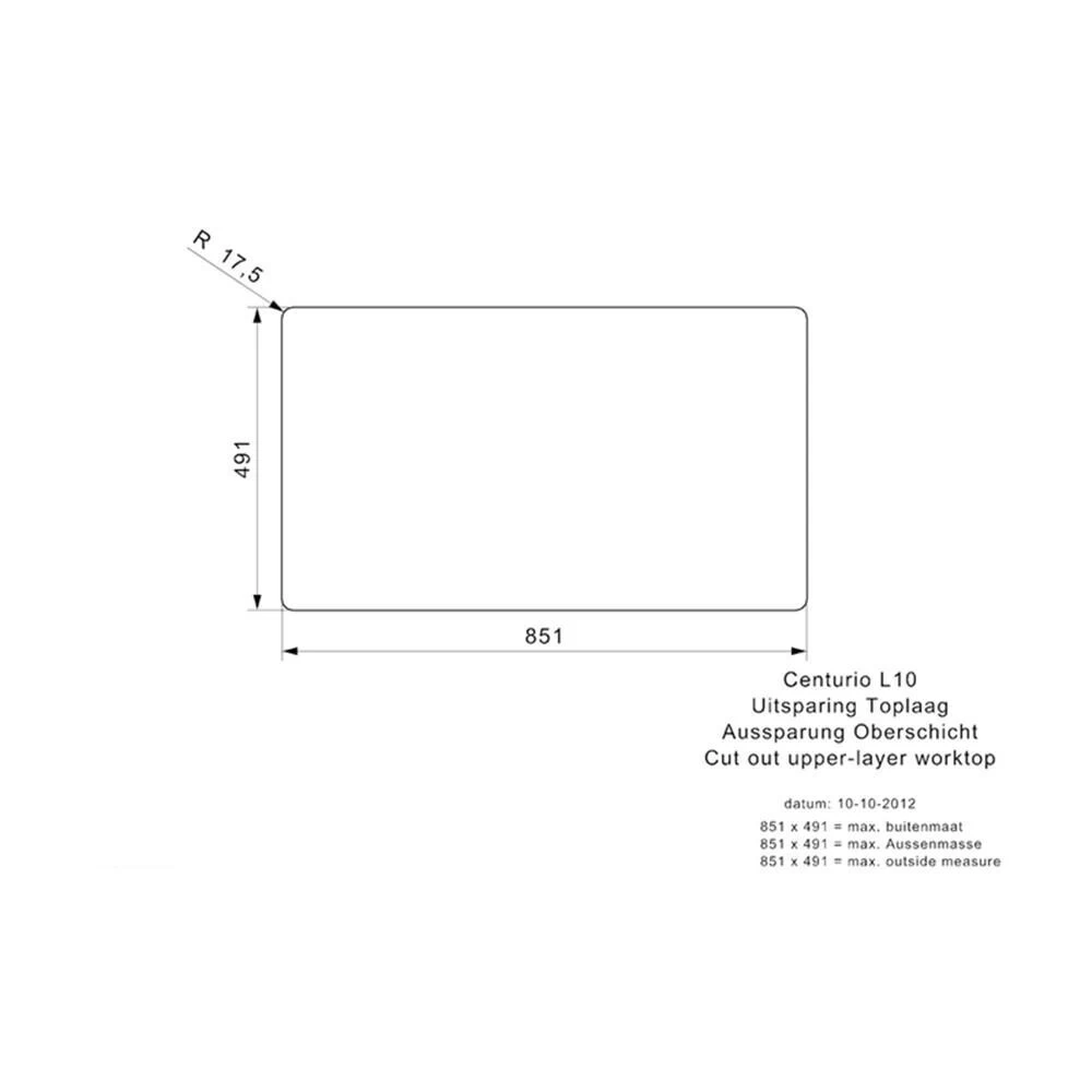 Reginox Einbauspüle Centurio L10 Edelstahl 5 Reginox Einbauspüle Centurio L10 Edelstahl – Bild 3