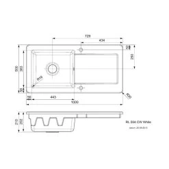 Reginox Einbauspüle Keramik Spüle Regi-Ceramic RL504CW Ceramic White -Machen Sie es mit der Küchenspüle. reginox einbauspuele keramik spuele regi ceramic rl504cw ceramic white3