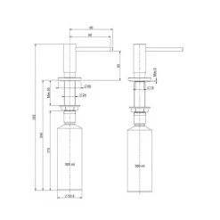 Titelseite -Machen Sie es mit der Küchenspüle. reginox seifenspender copper2
