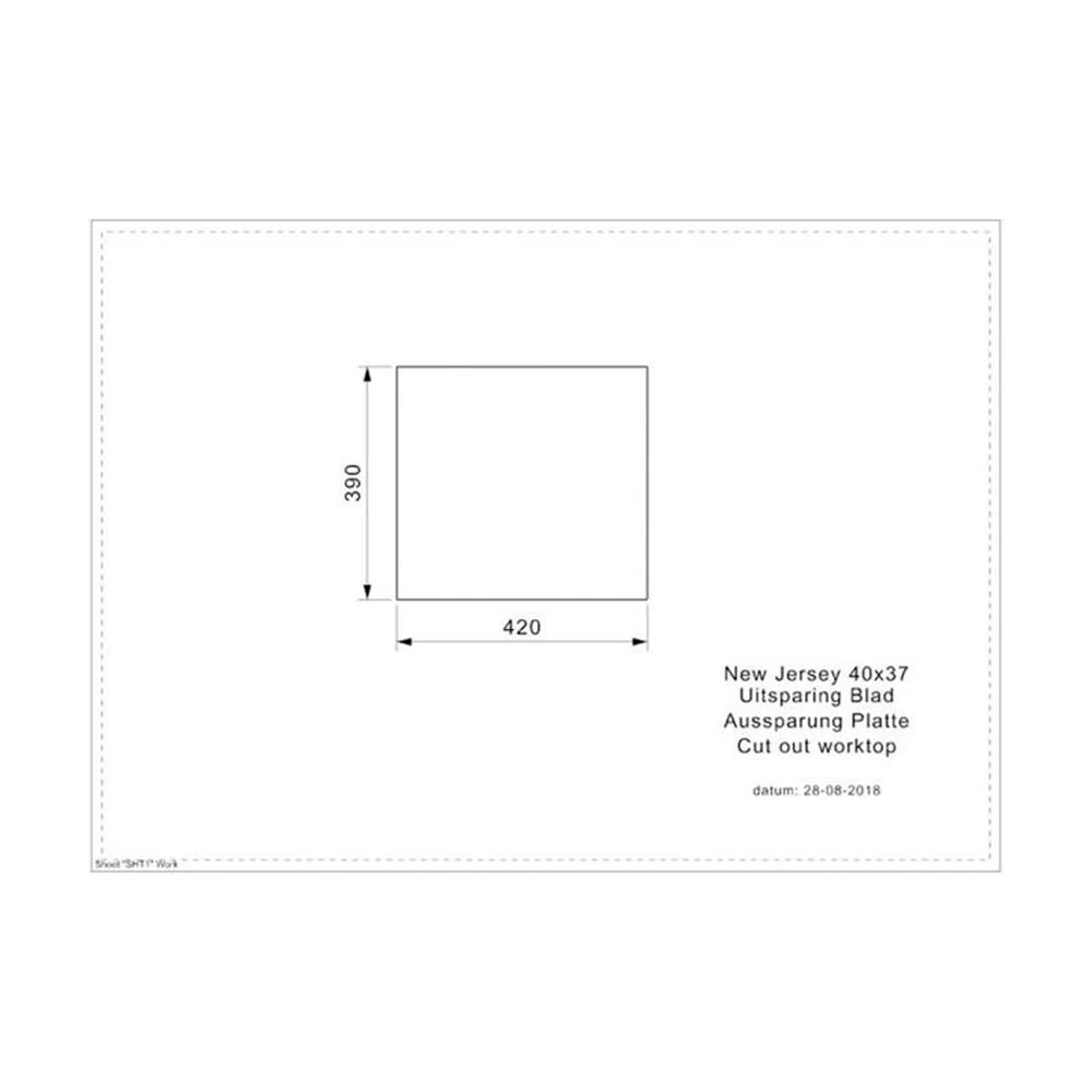 Reginox Spülbecken New Jersey 40 X 37 Edelstahl 6 Reginox Spülbecken New Jersey 40 X 37 Edelstahl – Bild 4