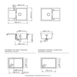 Schock Einbauspüle Cristadur Mono D-100 FB Flächenbündig Einbaubar -Machen Sie es mit der Küchenspüle. schock einbauspuele cristadur mono d 100 fb flaechenbuendig einbaubar3