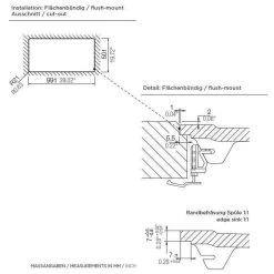 Schock Einbauspüle Cristadur Mono D-100 L FB Flächenbündig Einbaubar -Machen Sie es mit der Küchenspüle. schock einbauspuele cristadur mono d 100 l fb flaechenbuendig einbaubar4