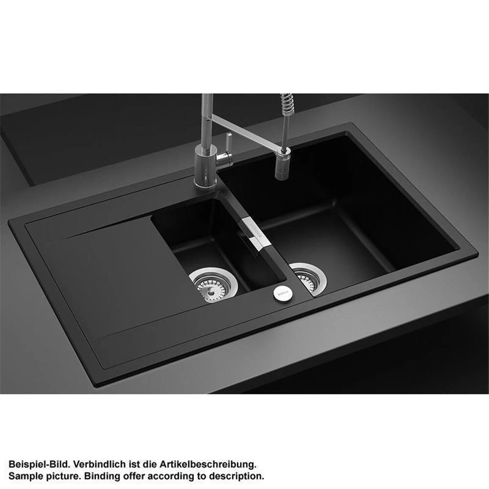 Schock Einbauspüle Cristadur Mono D-150 A 5 Schock Einbauspüle Cristadur Mono D-150 A – Bild 3