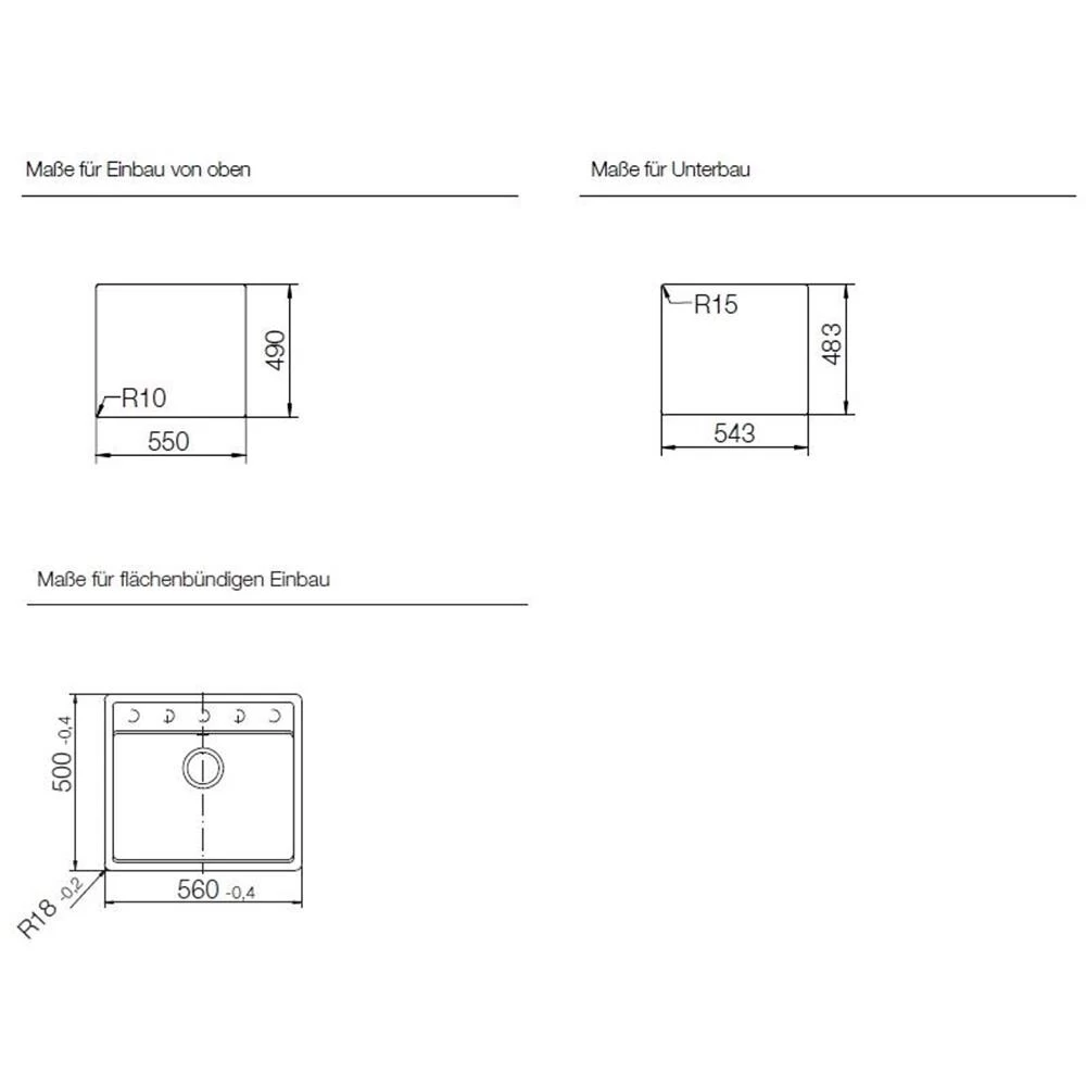 Schock Einbauspüle Cristadur Mono N-100 A 6 Schock Einbauspüle Cristadur Mono N-100 A – Bild 4
