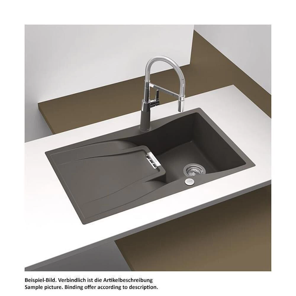 Schock Einbauspüle Cristadur Waterfall D-100 FB Flächenbündig Einbaubar 4 Schock Einbauspüle Cristadur Waterfall D-100 FB Flächenbündig Einbaubar – Bild 2