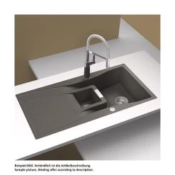 Schock Einbauspüle Cristadur Waterfall D-150 FB Flächenbündig Einbaubar -Machen Sie es mit der Küchenspüle. schock einbauspuele cristadur waterfall d 150 fb flaechenbuendig einbaubar3