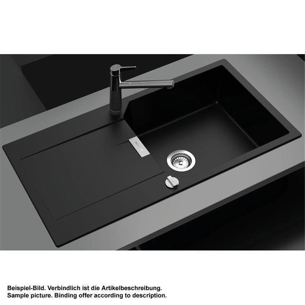 Schock Einbauspüle Cristalite Manhattan D-100 L U 4 Schock Einbauspüle Cristalite Manhattan D-100 L U – Bild 2