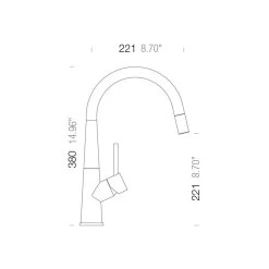 Schock Küchenarmatur Conos Edelstahl Massiv | Hochdruck -Machen Sie es mit der Küchenspüle. schock kuechenarmatur conos edelstahl massiv hochdruck2