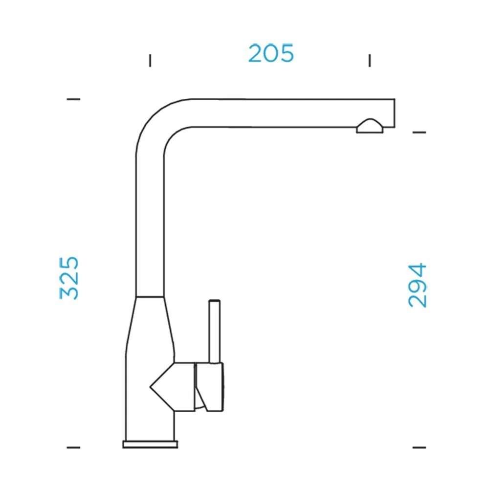 Schock Küchenarmatur Keto Gunmetal GUM 6 Schock Küchenarmatur Keto Gunmetal GUM – Bild 4