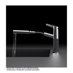 Schock Küchenarmatur SC-510 Chrom/Cristadur Ausziehbarer Auslauf Niederdruck -Machen Sie es mit der Küchenspüle. schock kuechenarmatur sc 510 chrom cristadur ausziehbarer auslauf niederdruck2