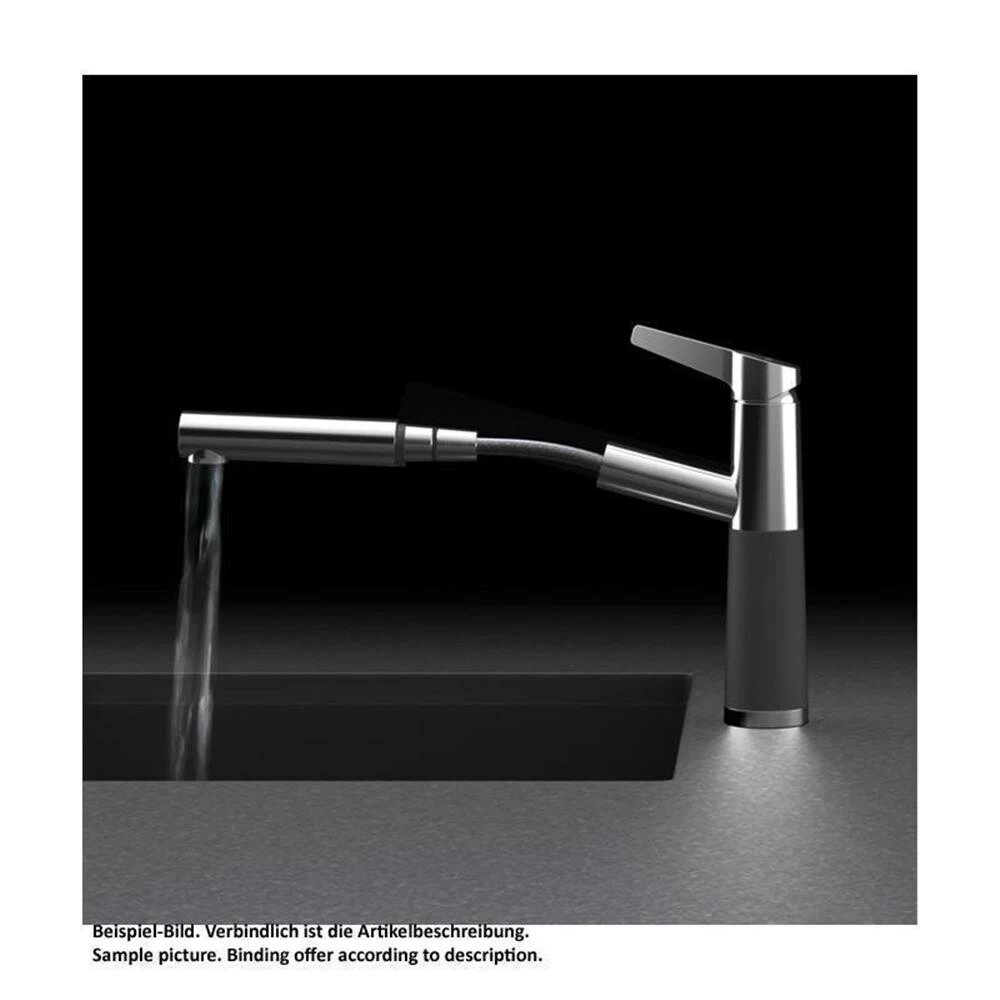 Schock Küchenarmatur SC-510 Chrom/Cristalite Ausziehbarer Auslauf Niederdruck 4 Schock Küchenarmatur SC-510 Chrom/Cristalite Ausziehbarer Auslauf Niederdruck – Bild 2