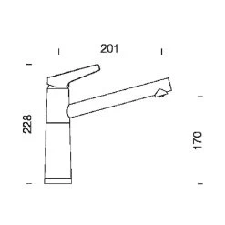 Schock Küchenarmatur SC-510 Chrom/Cristalite Niederdruck -Machen Sie es mit der Küchenspüle. schock kuechenarmatur sc 510 chrom cristalite niederdruck3