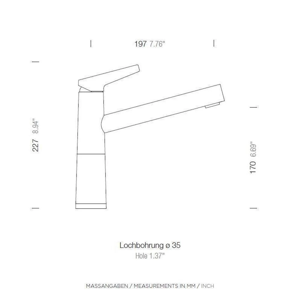Schock Küchenarmatur SC-510 Chrom/Cristalite 4 Schock Küchenarmatur SC-510 Chrom/Cristalite – Bild 2