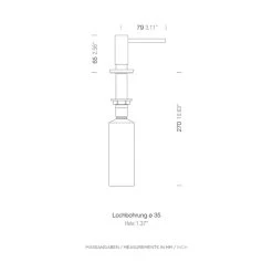 Schock Spülmittelspender Samo -Machen Sie es mit der Küchenspüle. schock spuelmittelspender samo3