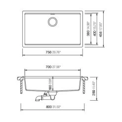Schock Unterbaubecken Cristadur Kiruna N-100 XL U 8 Schock Unterbaubecken Cristadur Kiruna N-100 XL U -Machen Sie es mit der Küchenspüle. schock unterbaubecken cristadur kiruna n 100 xl u3