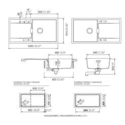 Schock Unterbauspüle Cristadur Mono D-100 L U -Machen Sie es mit der Küchenspüle. schock unterbauspuele cristadur mono d 100 l u3