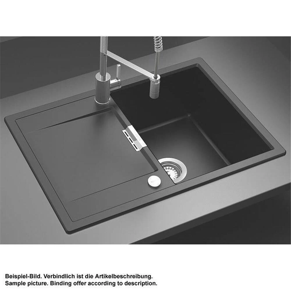 Schock Unterbauspüle Cristadur Mono D-100 S U 4 Schock Unterbauspüle Cristadur Mono D-100 S U – Bild 2
