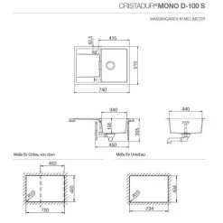 Schock Unterbauspüle Cristadur Mono D-100 S U 8 Schock Unterbauspüle Cristadur Mono D-100 S U -Machen Sie es mit der Küchenspüle. schock unterbauspuele cristadur mono d 100 s u3