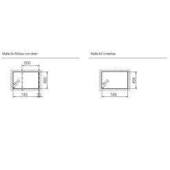 Schock Unterbauspüle Cristadur Mono D-100 U -Machen Sie es mit der Küchenspüle. schock unterbauspuele cristadur mono d 100 u4